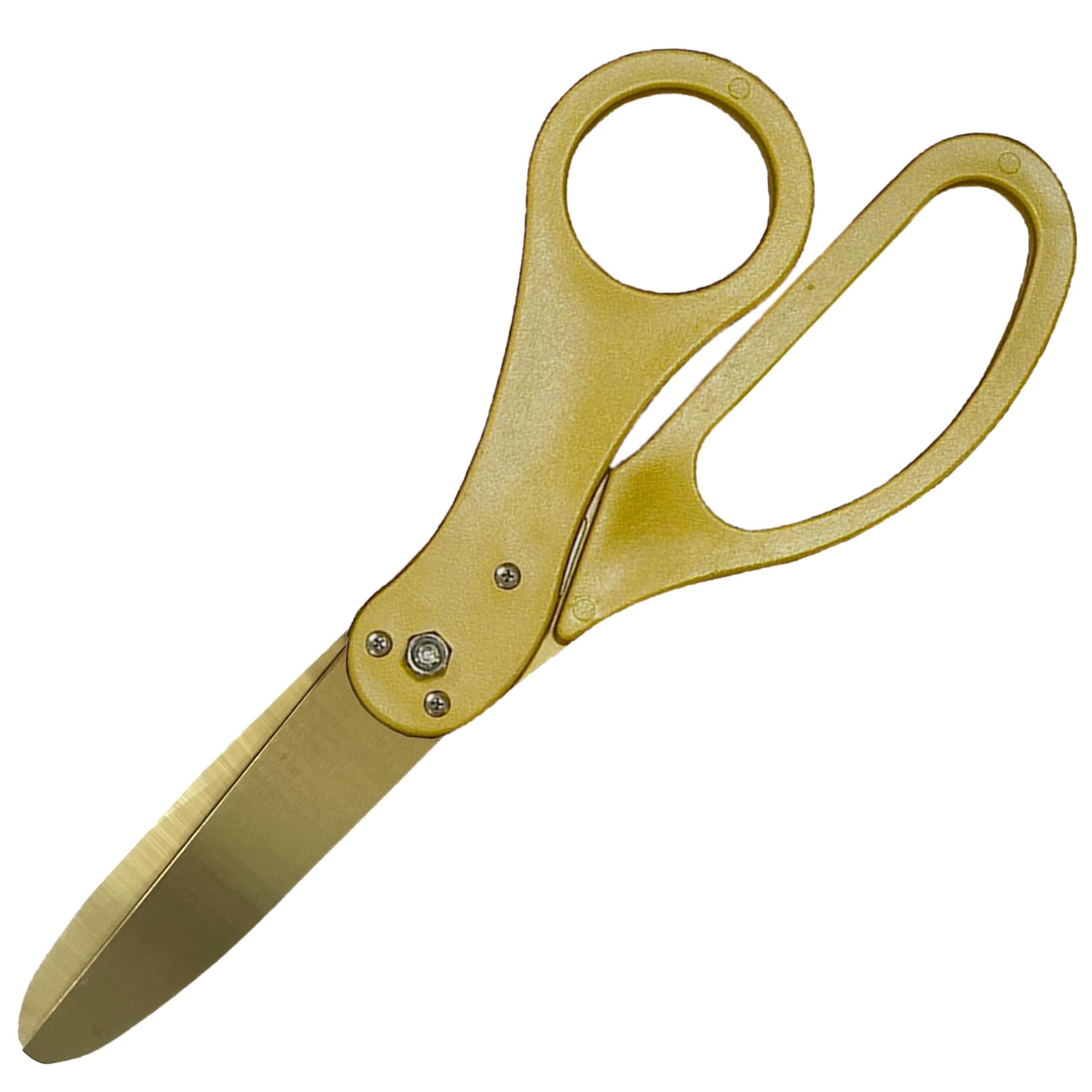 20-inch gold ceremonial scissors with gold blades and handles
