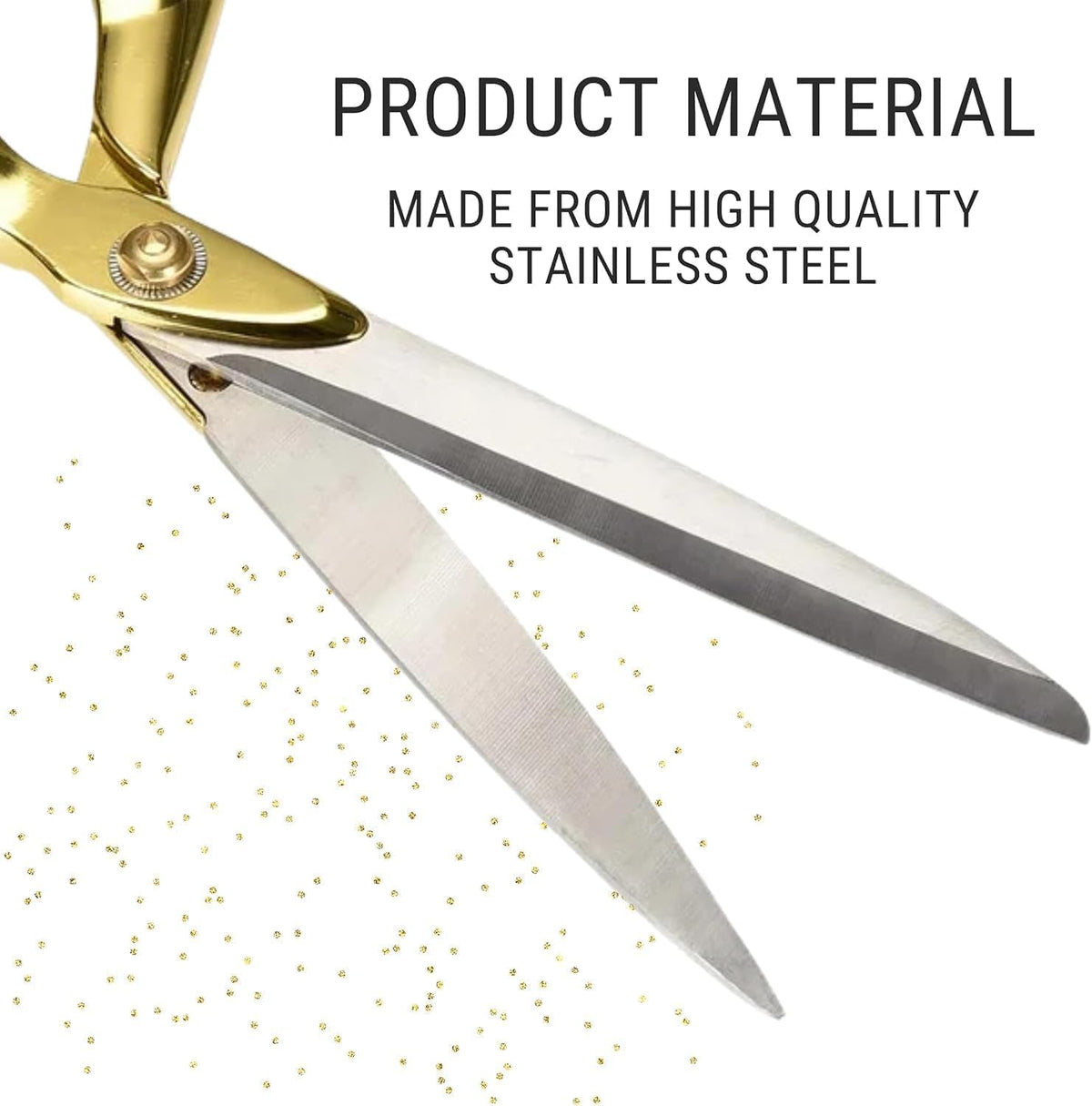 11" Gold Ribbon Cutting Scissors
