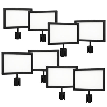 Stanchion Sign Holders for 8.5 x 11 in. Signs