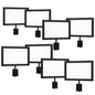 Stanchion Sign Holders for 8.5 x 11 in. Signs