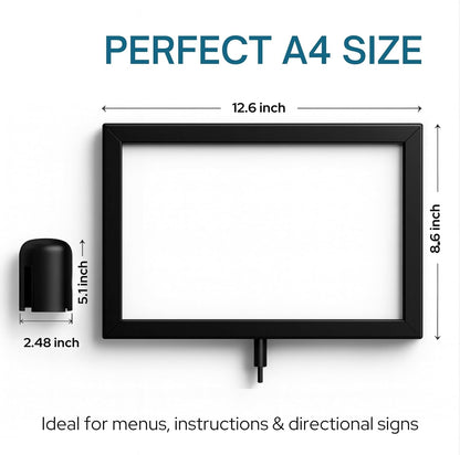Stanchion Sign Holders for 8.5 x 11 in. Signs