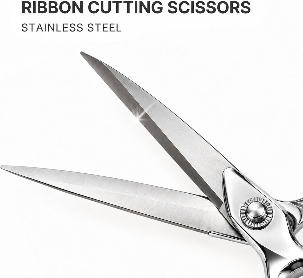 Silver ceremonial scissors 11 inch
