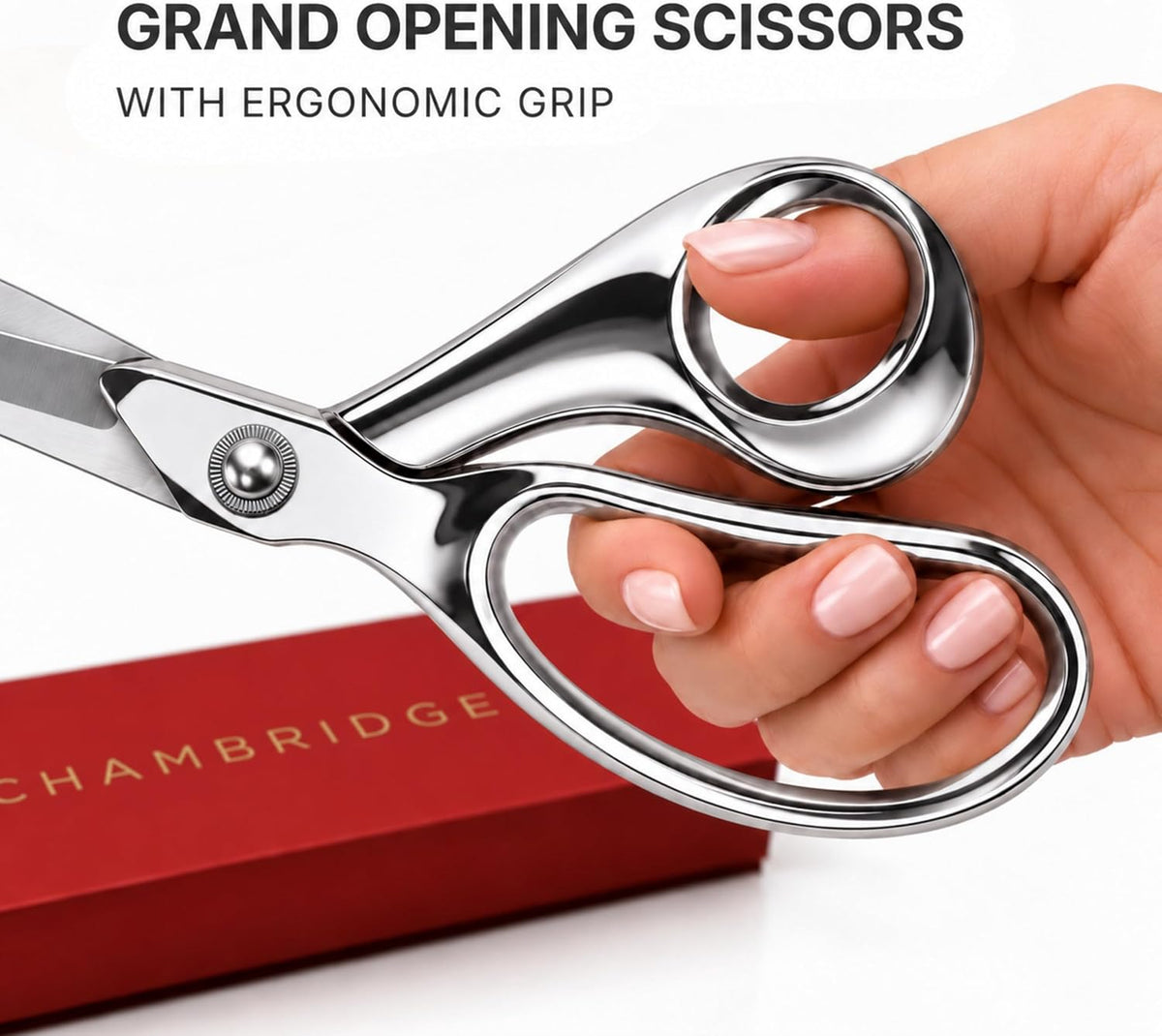 11-inch silver scissors size