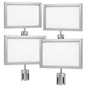 Stanchion Sign Holders for 8.5 x 11 in. Signs