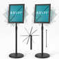 Rotating Floor Sign Stands for 8.5 x 11 in. Signs — 2 Pack