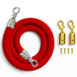 VIP Velvet Rope 6.5 ft with Gold & Silver Snap Ends