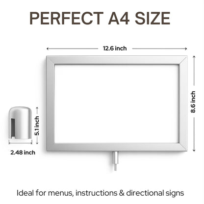 Stanchion Sign Holders for 8.5 x 11 in. Signs