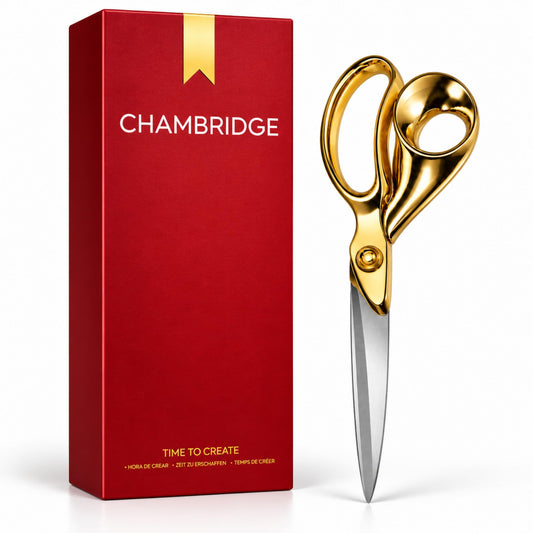 11" Gold Ribbon Cutting Scissors
