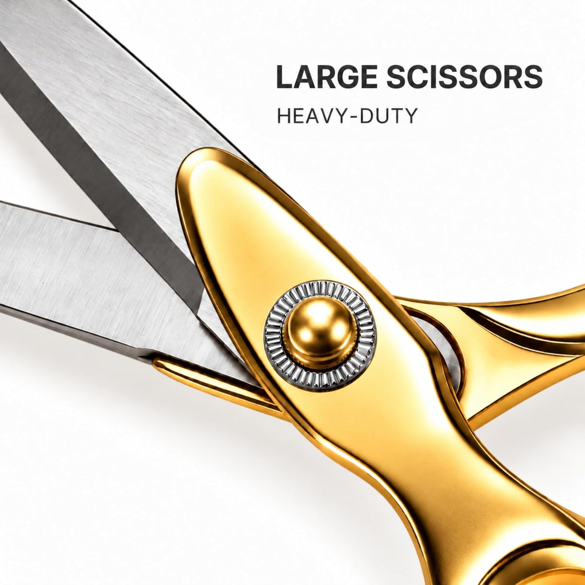 Gold scissors stainless steel blades