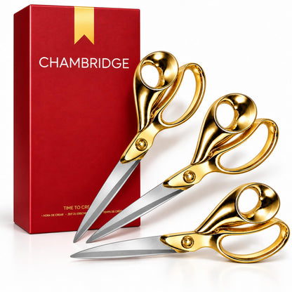 11" Gold Ribbon Cutting Scissors
