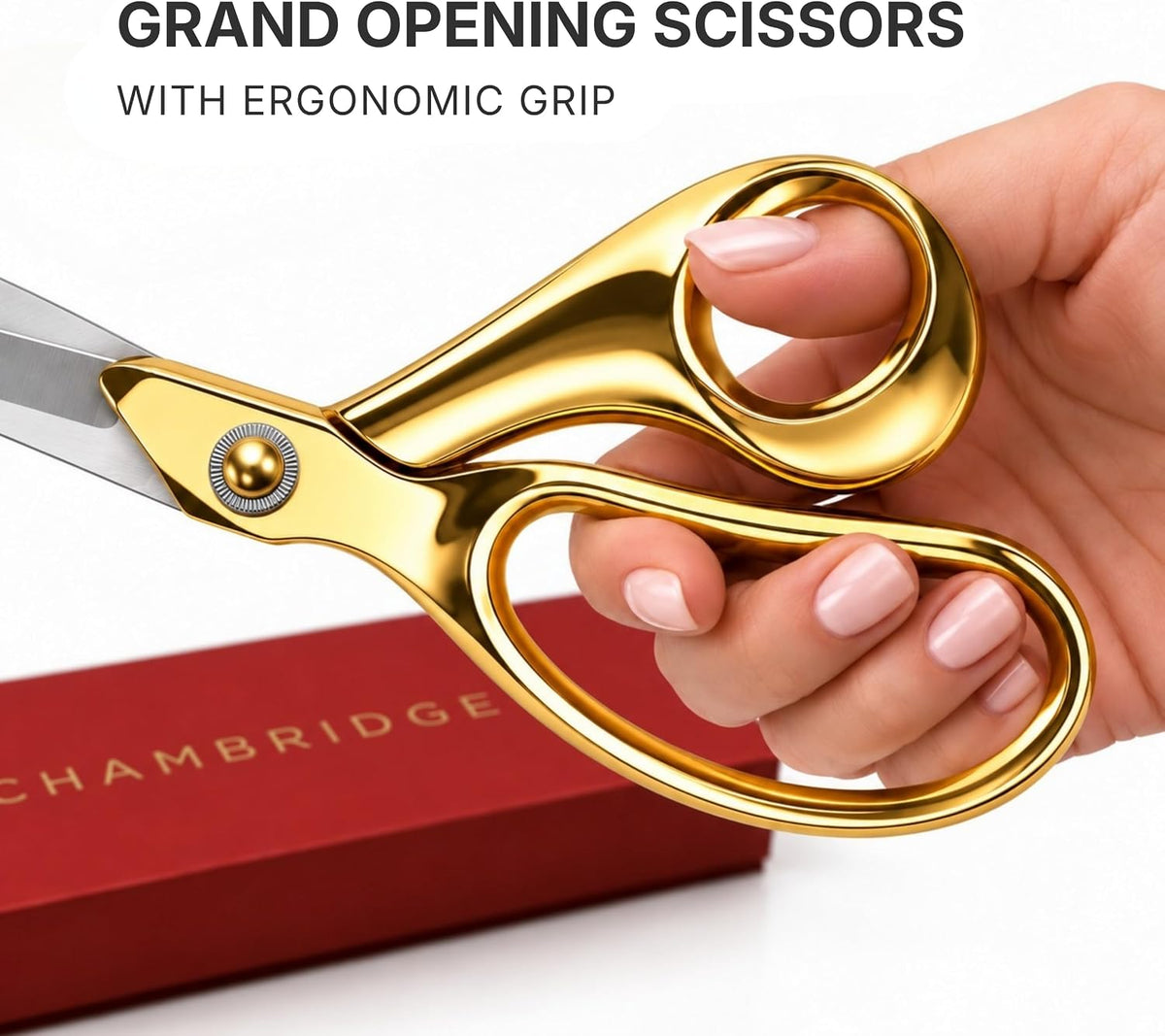 11-inch gold scissors size