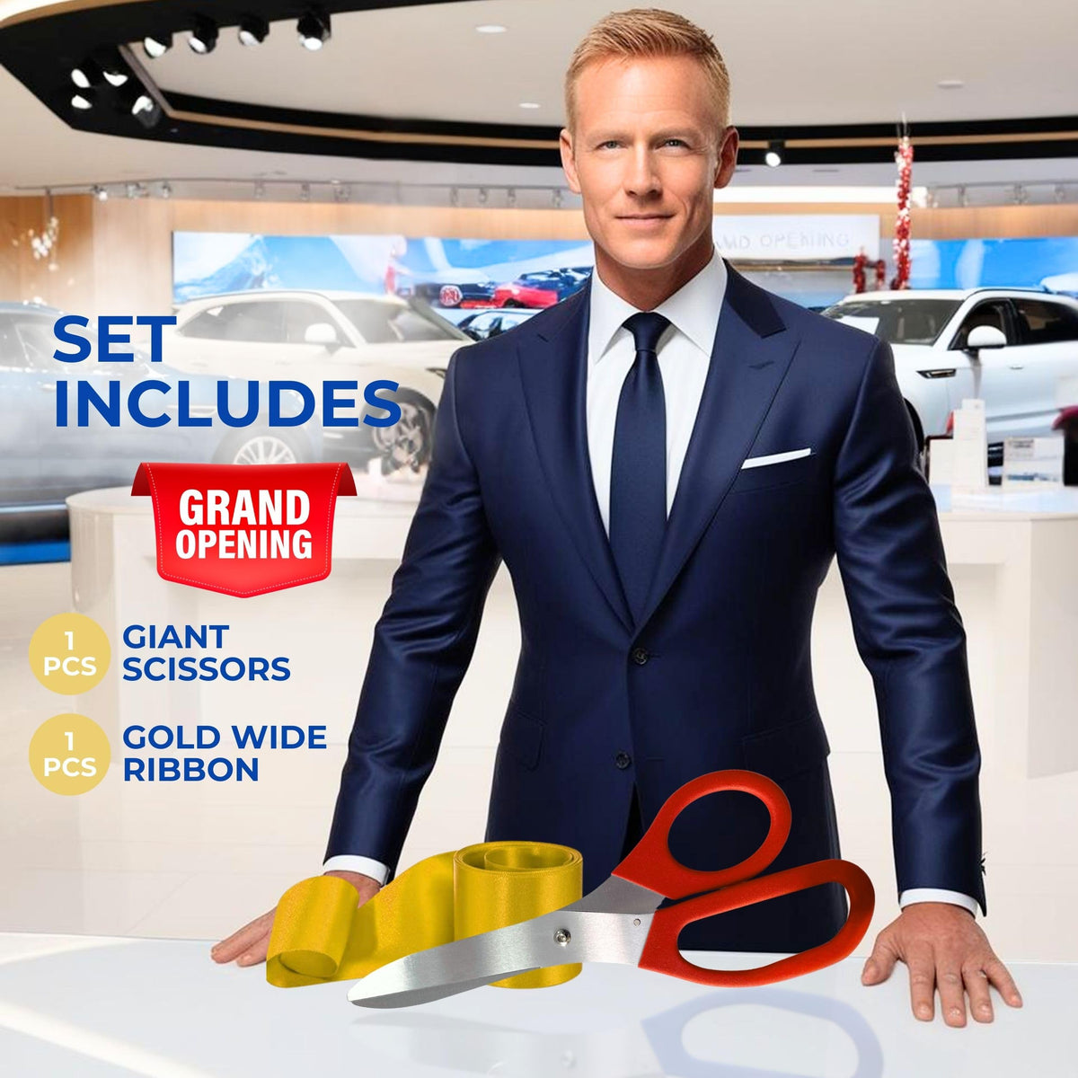 16" Red Grand Opening Ceremony Kit