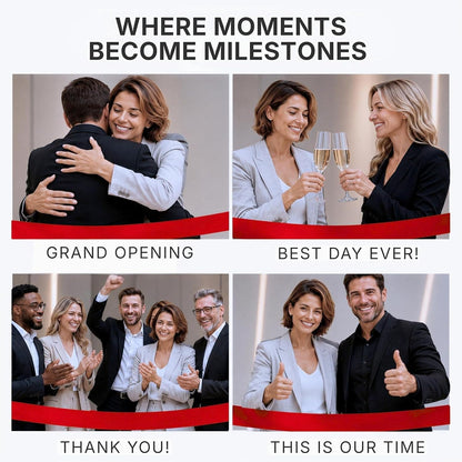 20 inch blue ribbon cutting scissors in use
